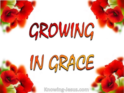 Growing in Grace - Grace Thru Faith - study [7] 